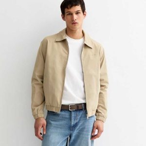 Light Brown Harrington Jacket